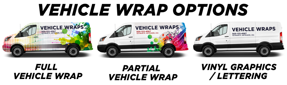 Everett Vehicle Wraps vehicle wrap options